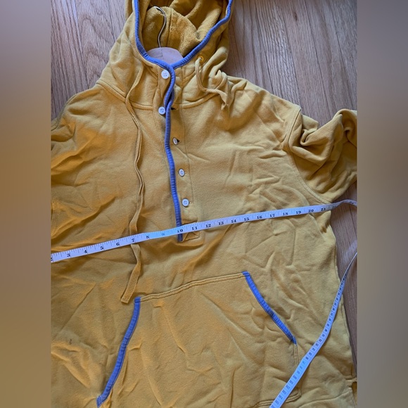 Marc Jacobs // Mustard Quarter Button Up Hoodie - Picture 8 of 12